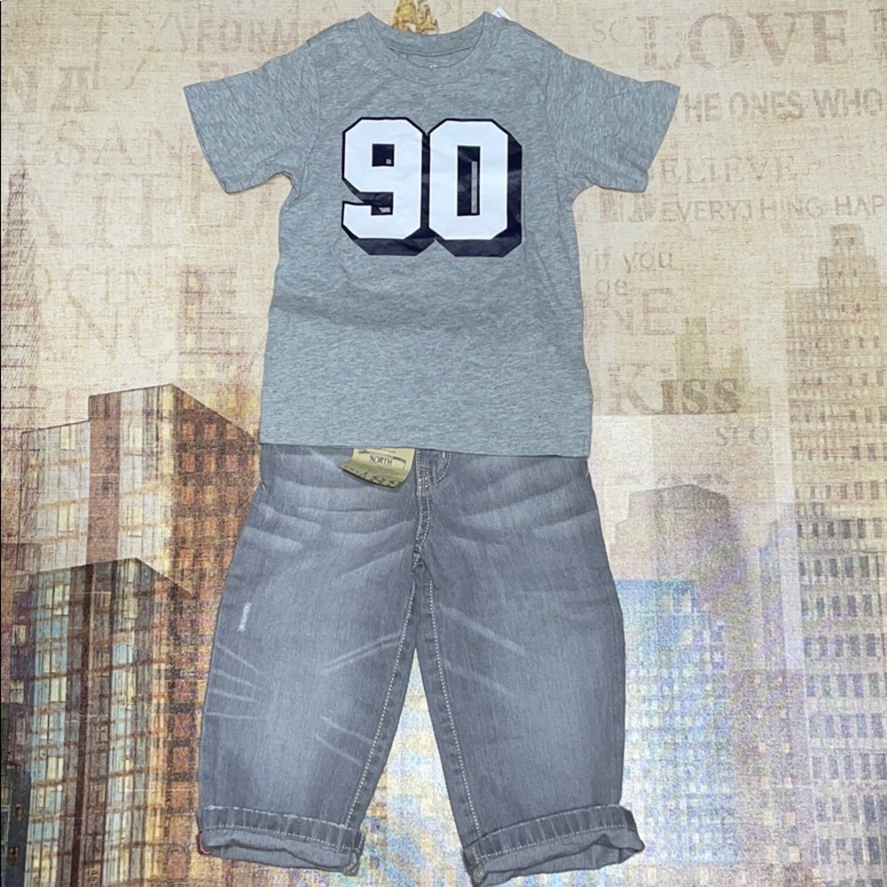 The Children’s Place T-Shirt and Jeans